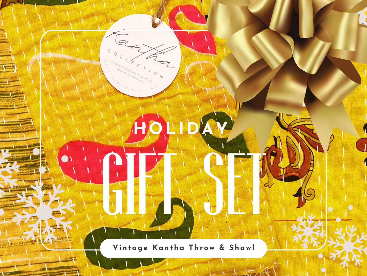 Holiday Gift Set in Multi-Color Yellow